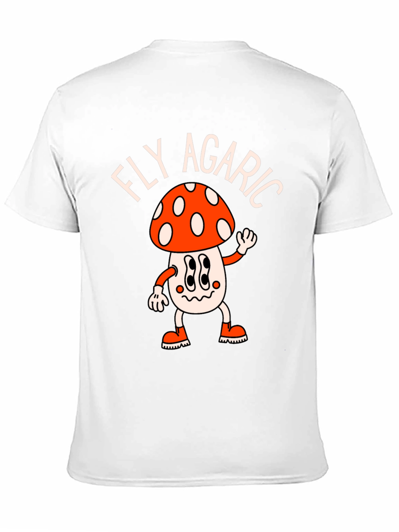 Fly Agaric Mushroom T-Shirt - Funky Retro Style