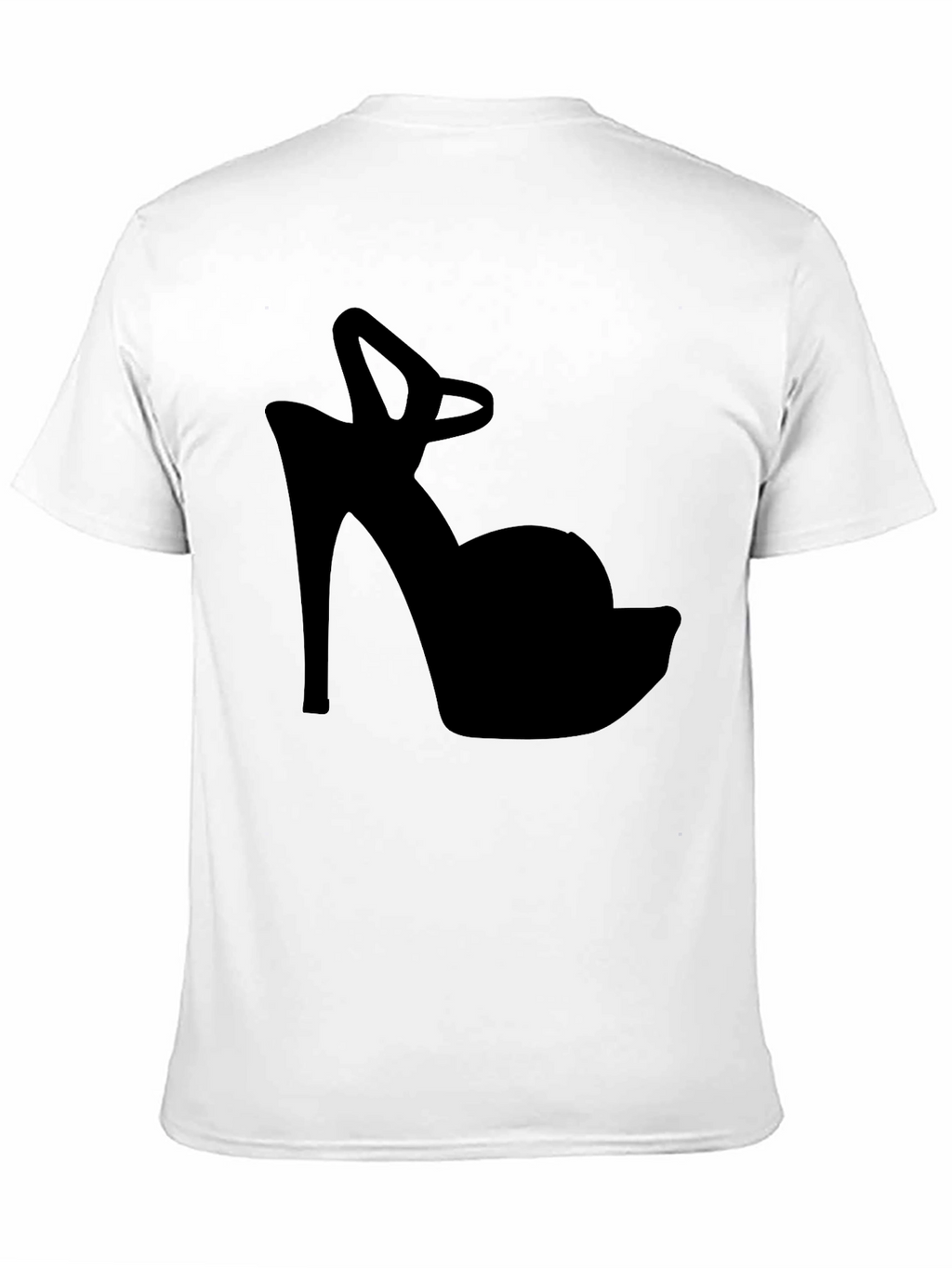 High Heel Silhouette Tee - Fashionable Graphic Print