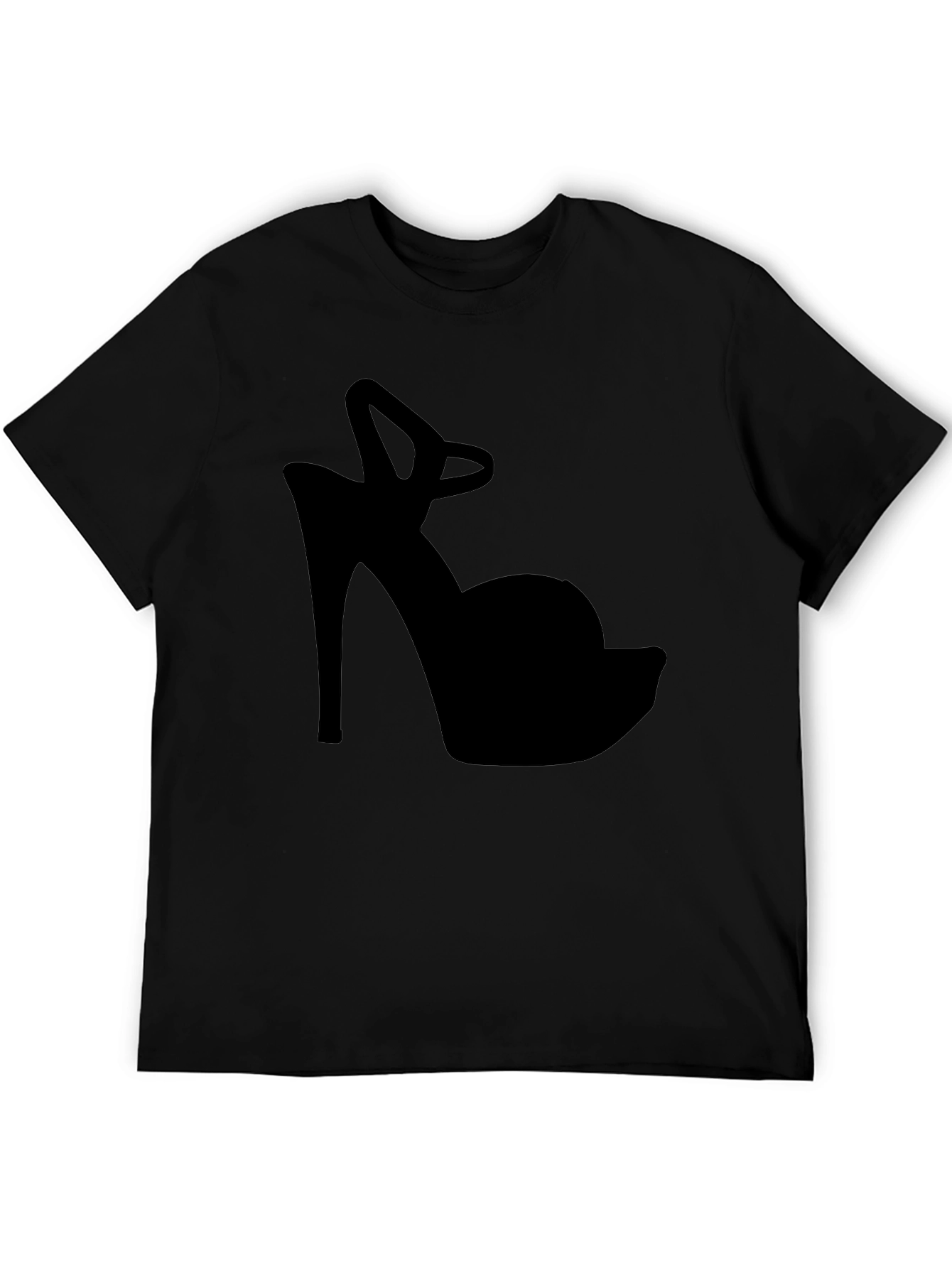 High Heel Silhouette Tee - Fashionable Graphic Print