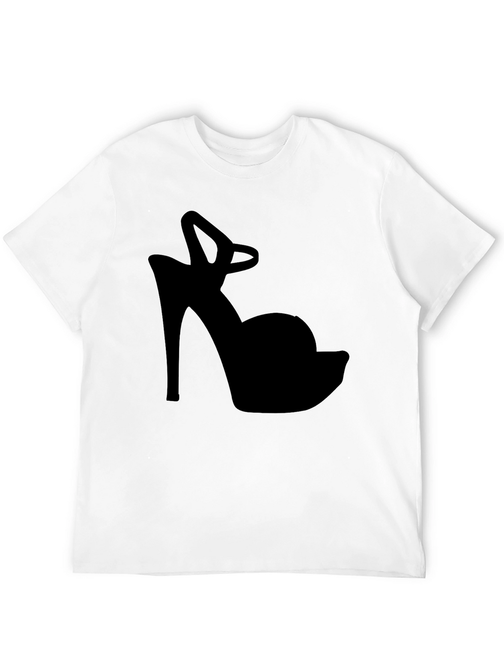 High Heel Silhouette Tee - Fashionable Graphic Print