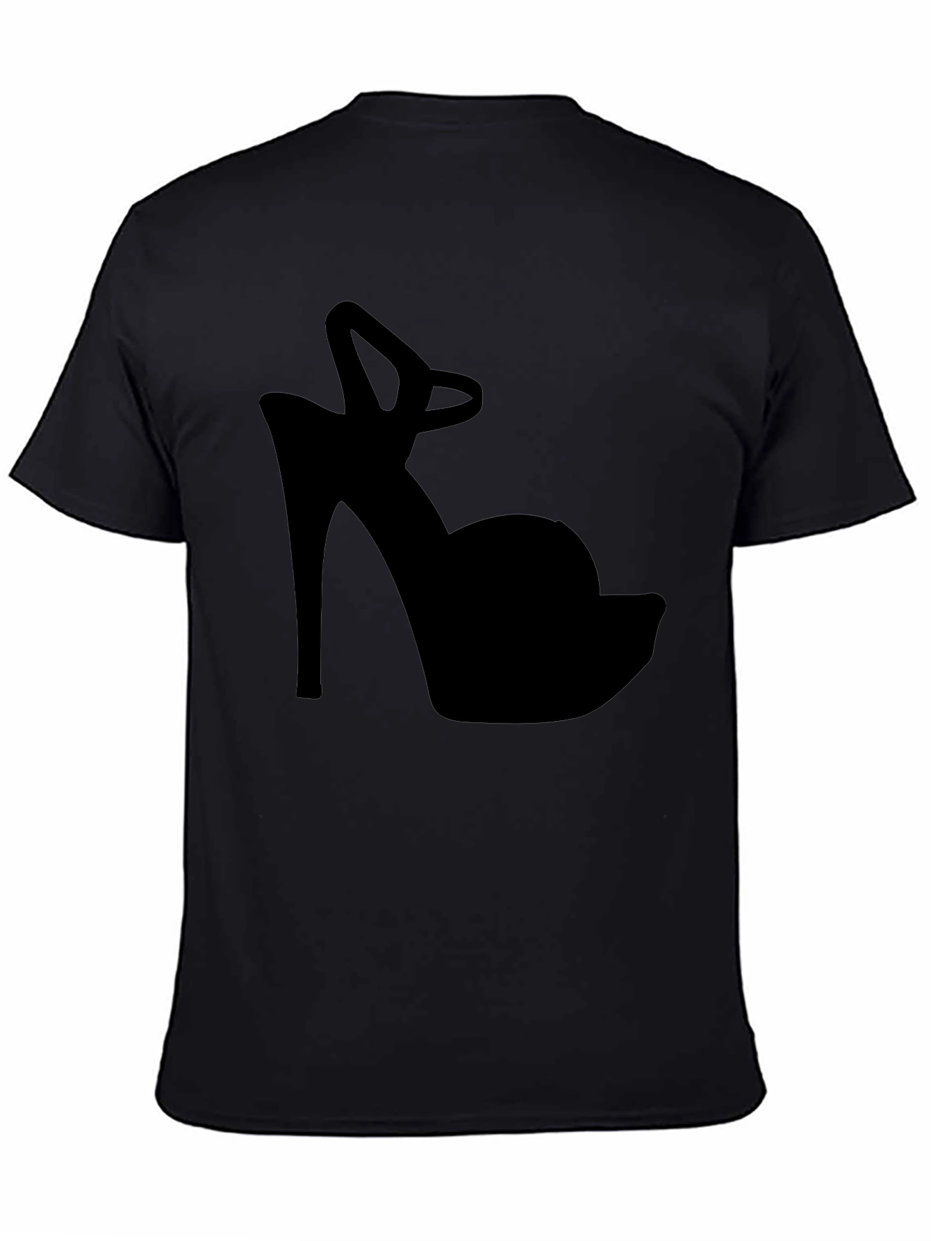 High Heel Silhouette Tee - Fashionable Graphic Print
