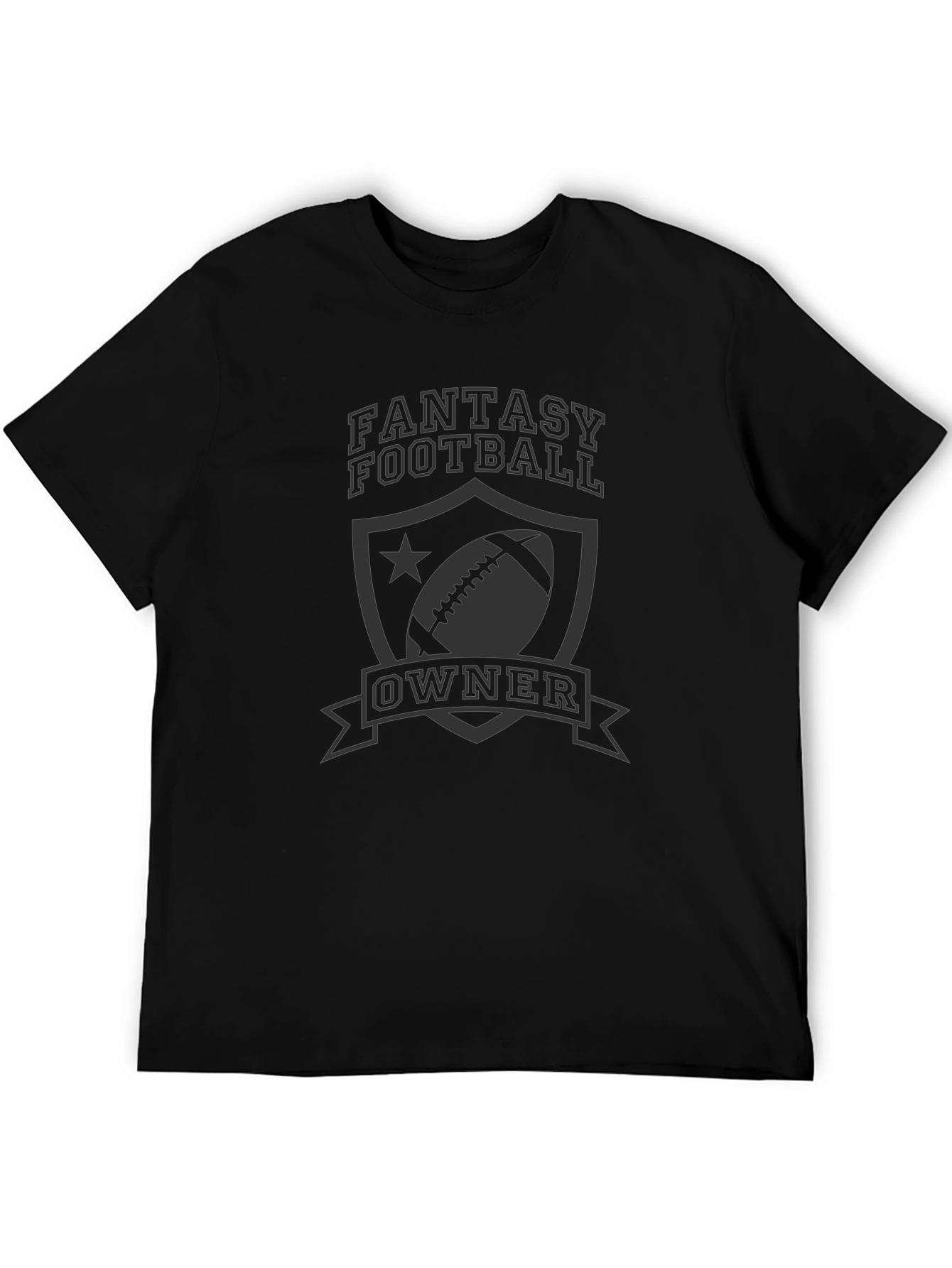 Fantasy Football Owner T-Shirt - Black Tee