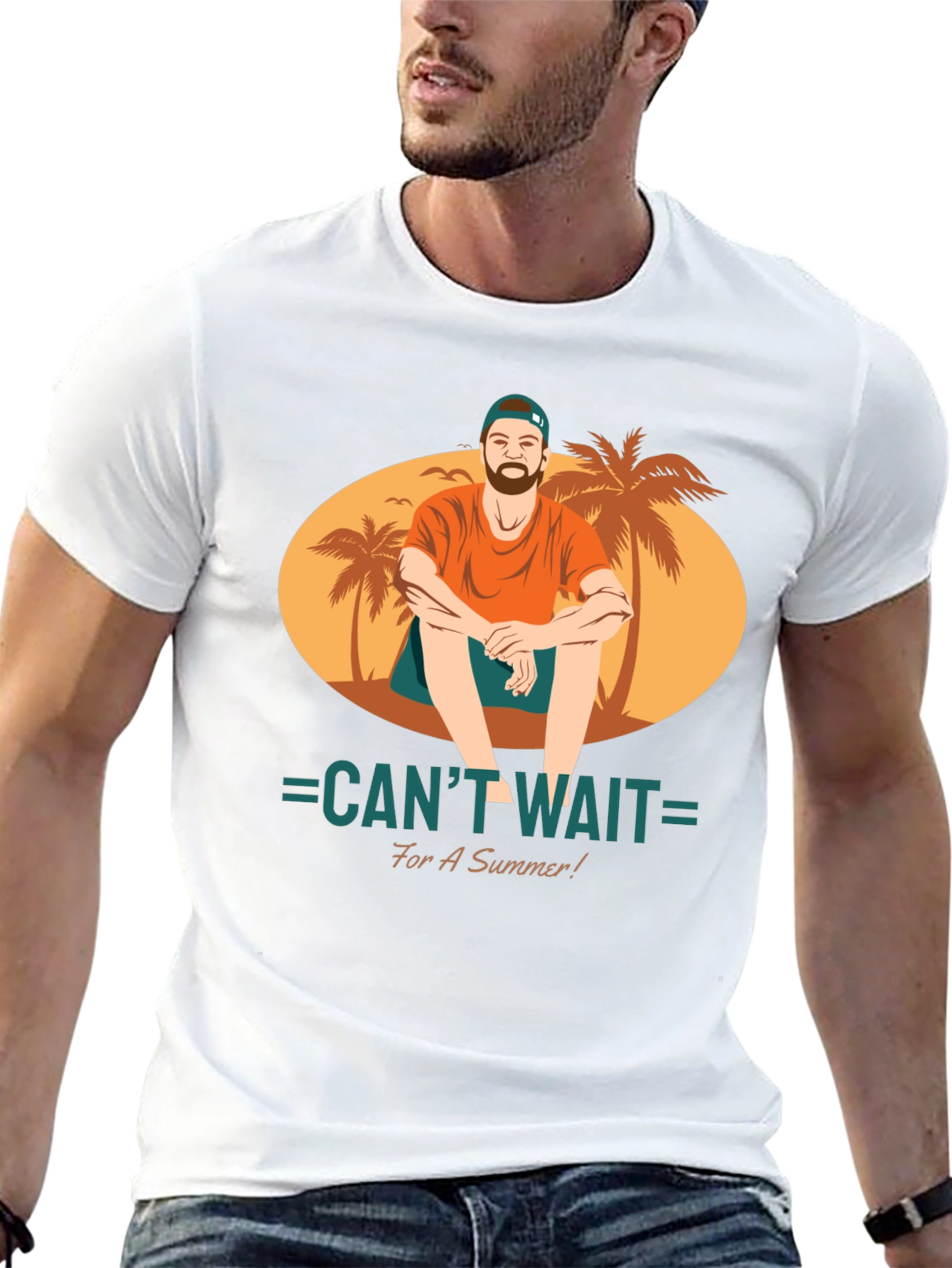 Summer Beach Vibe Graphic T-Shirt