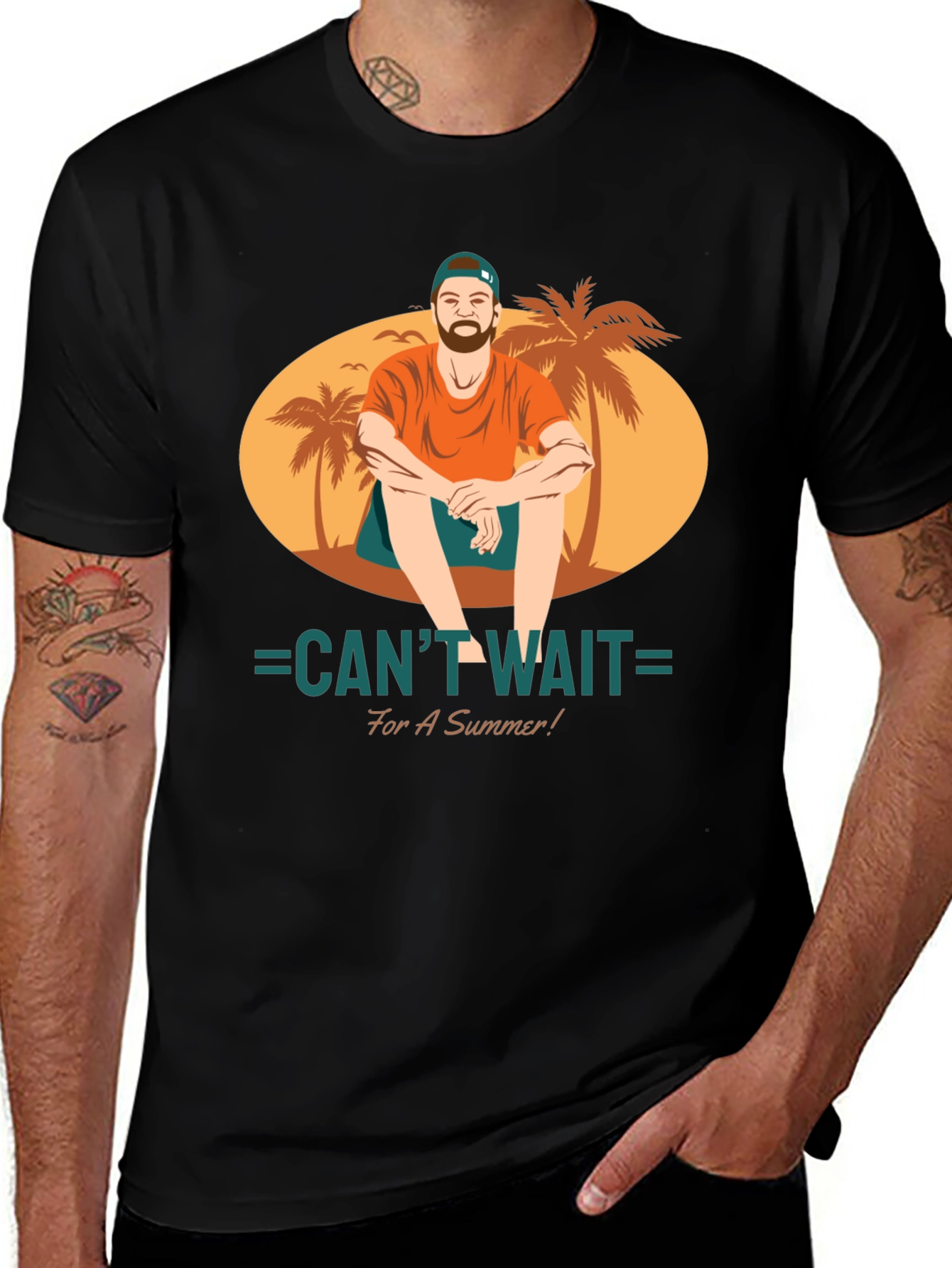 Summer Beach Vibe Graphic T-Shirt