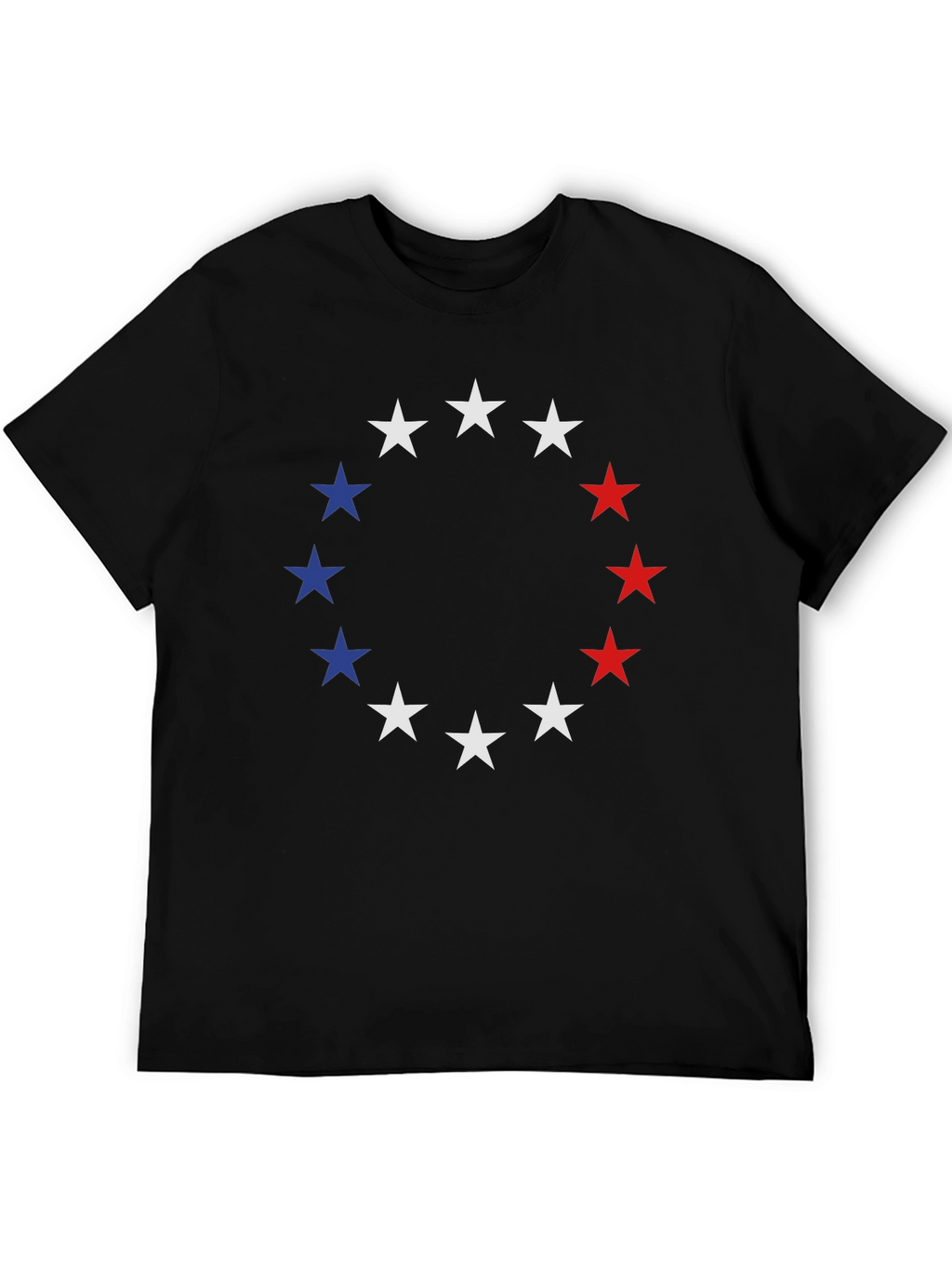 Patriotic Stars T-Shirt - Red White & Blue Design