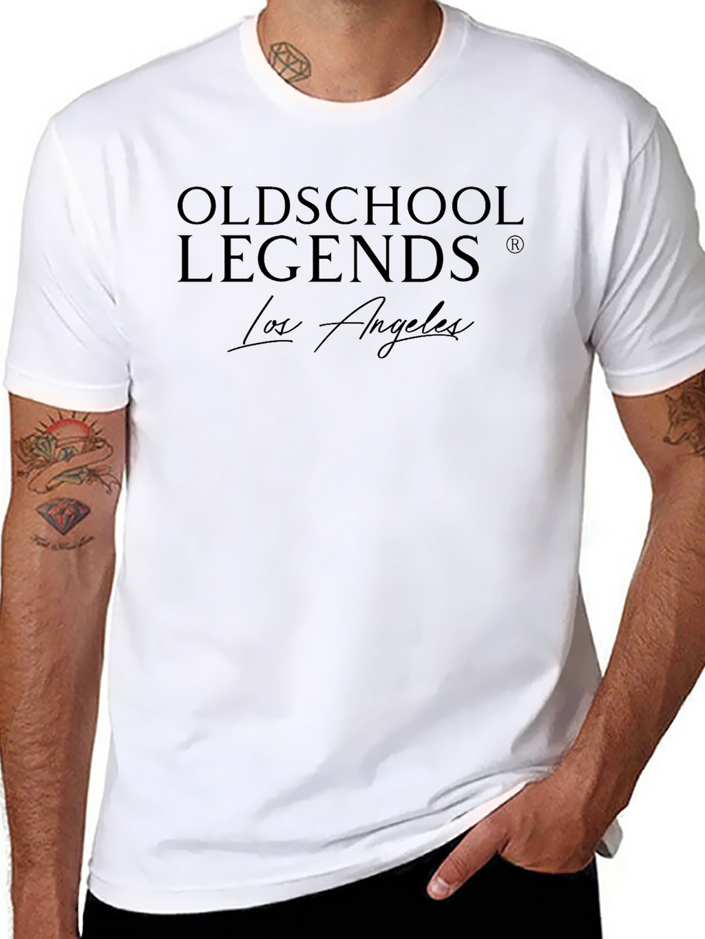 Oldschool Legends Los Angeles Black Tee