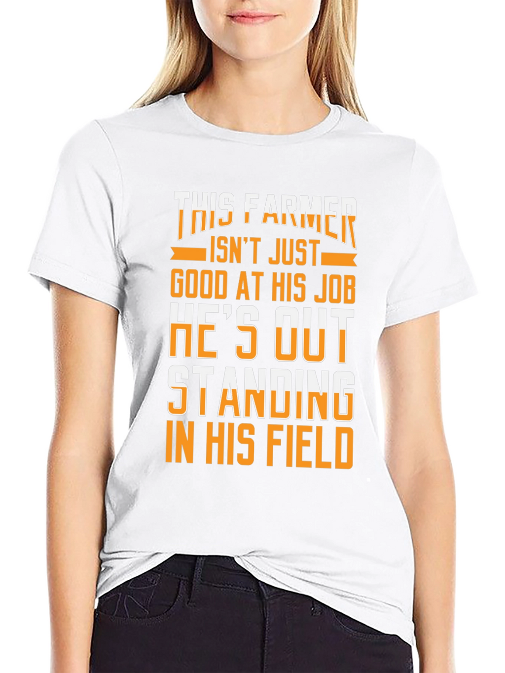 This Farmer Graphic Tee - Black Cotton T-Shirt