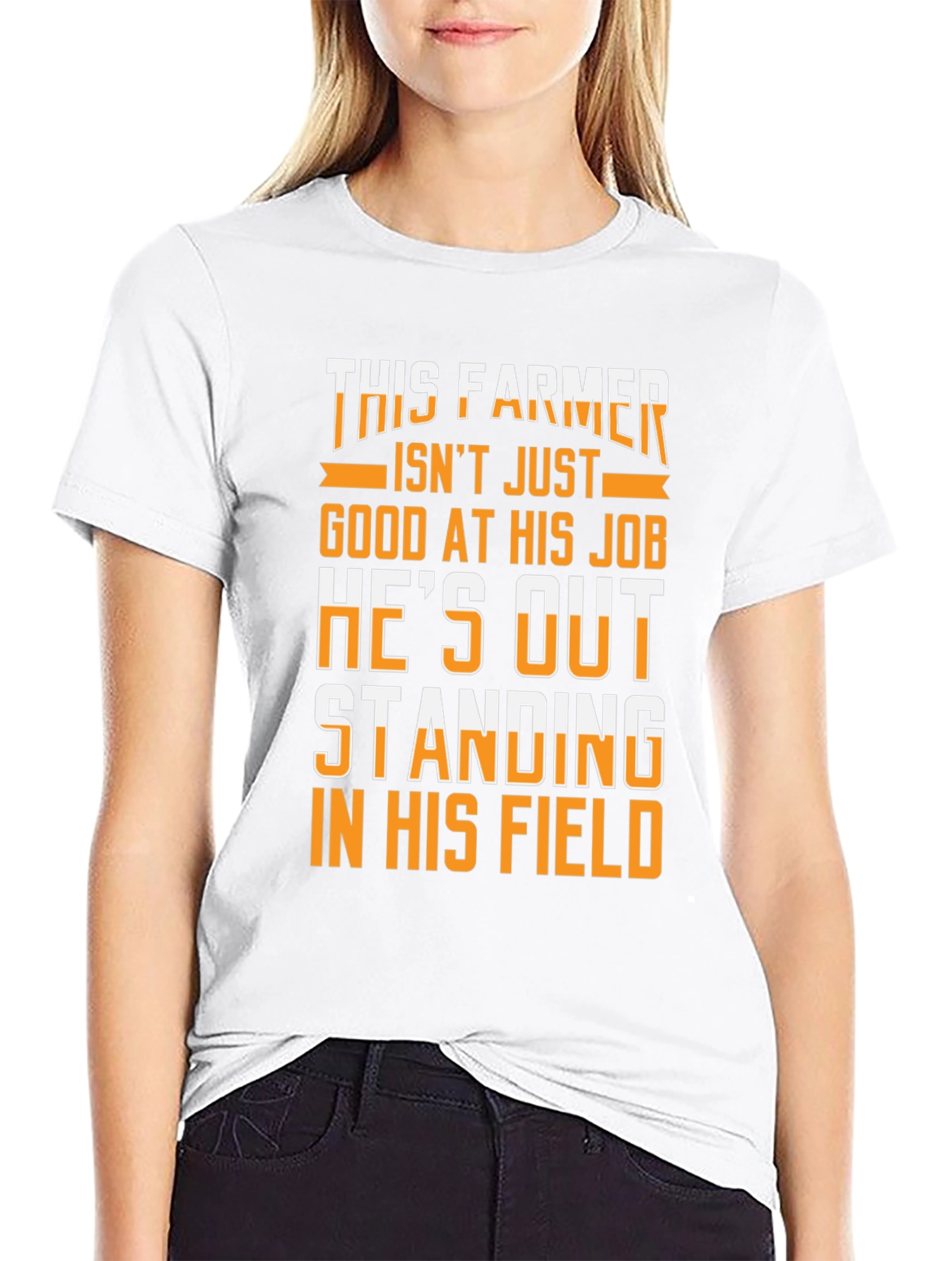 This Farmer Graphic Tee - Black Cotton T-Shirt