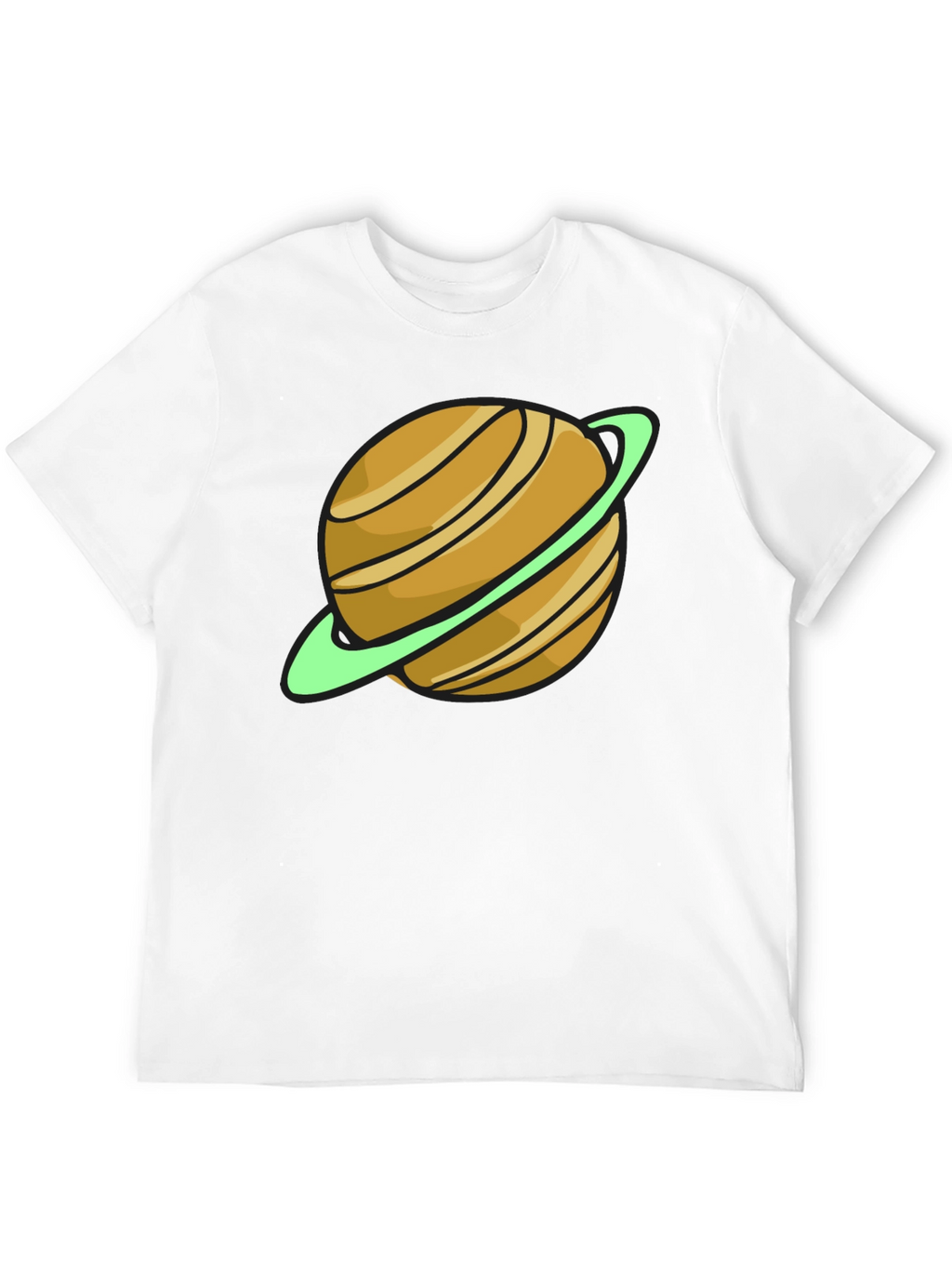 Saturn Graphic T-Shirt - Space Style
