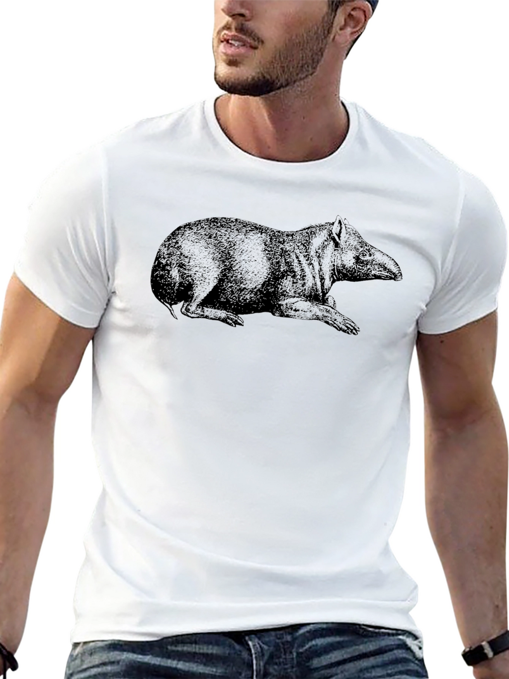 Tapir Graphic Tee - Cool Animal Print T-Shirt