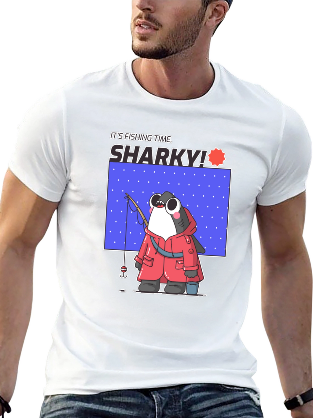 Its Fishing Time Sharky T-Shirt