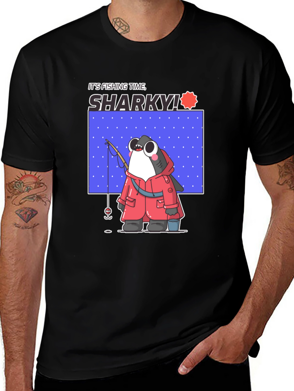 Its Fishing Time Sharky T-Shirt