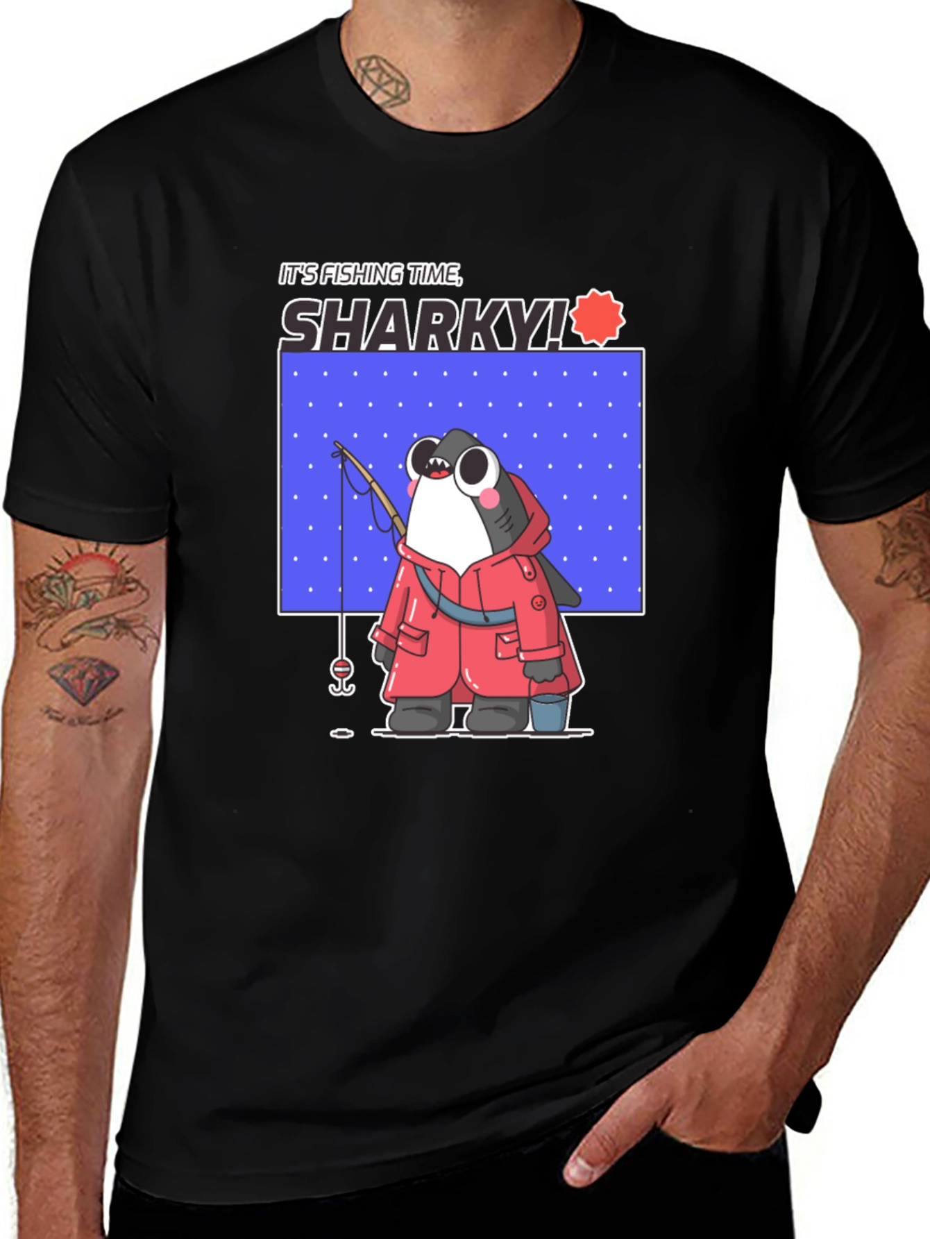 Its Fishing Time Sharky T-Shirt
