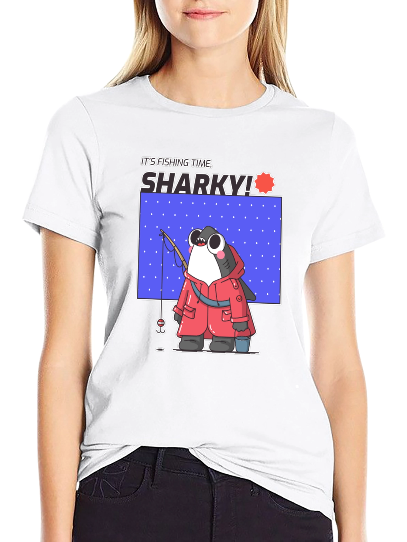 Its Fishing Time Sharky T-Shirt