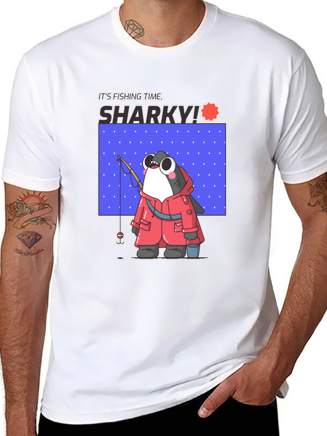 Its Fishing Time Sharky T-Shirt