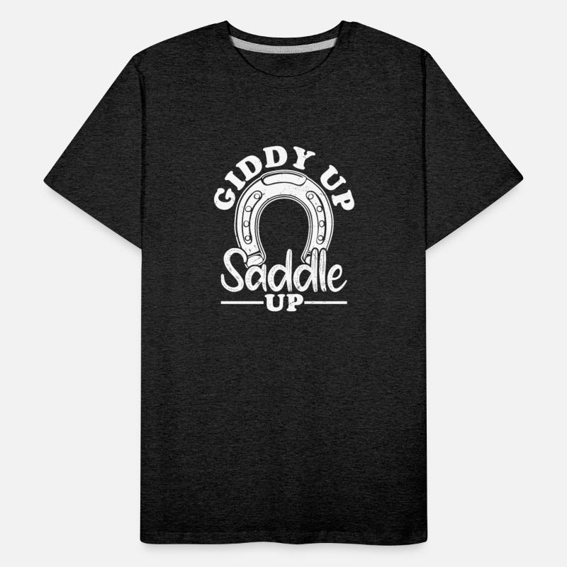 Giddy Up, Saddle Up Riding Girl Horseback