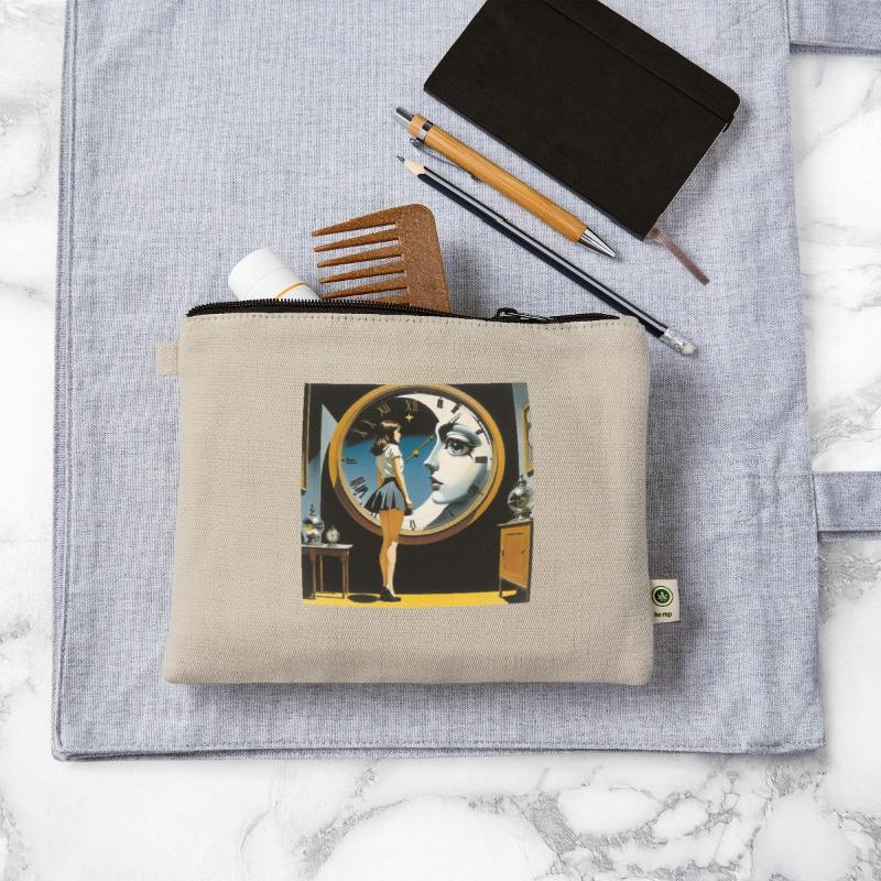 Girl moon clock