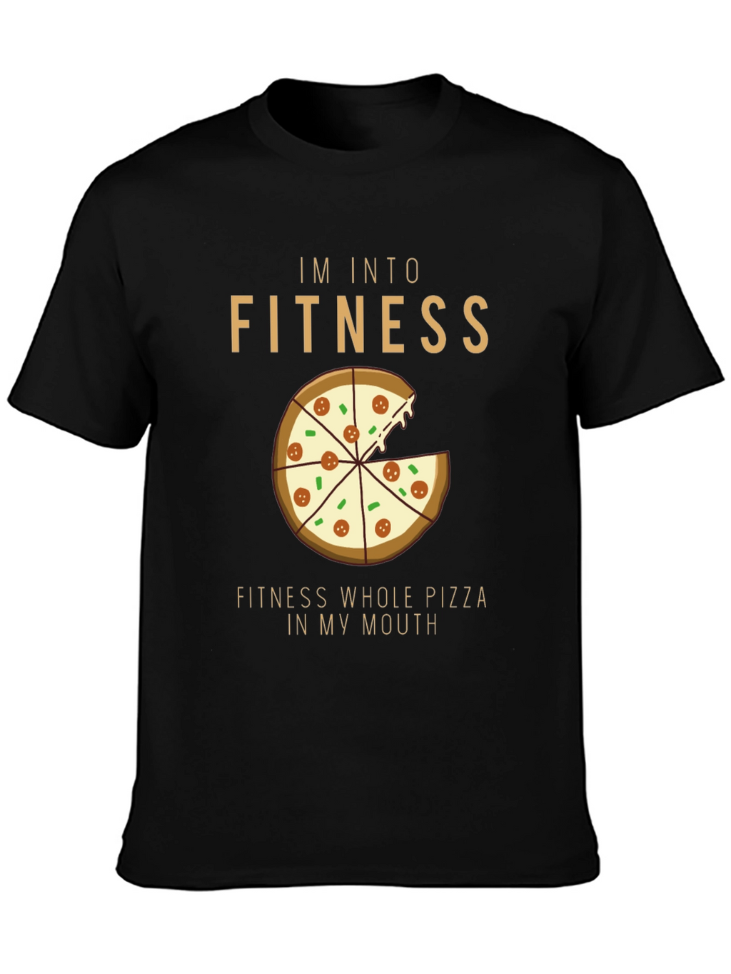 Pizza Fitness Graphic T-Shirt