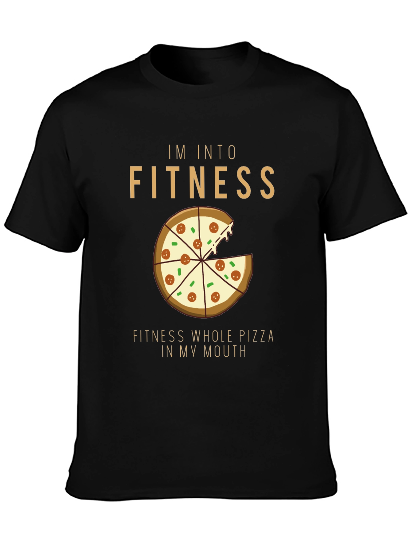 Pizza Fitness Graphic T-Shirt