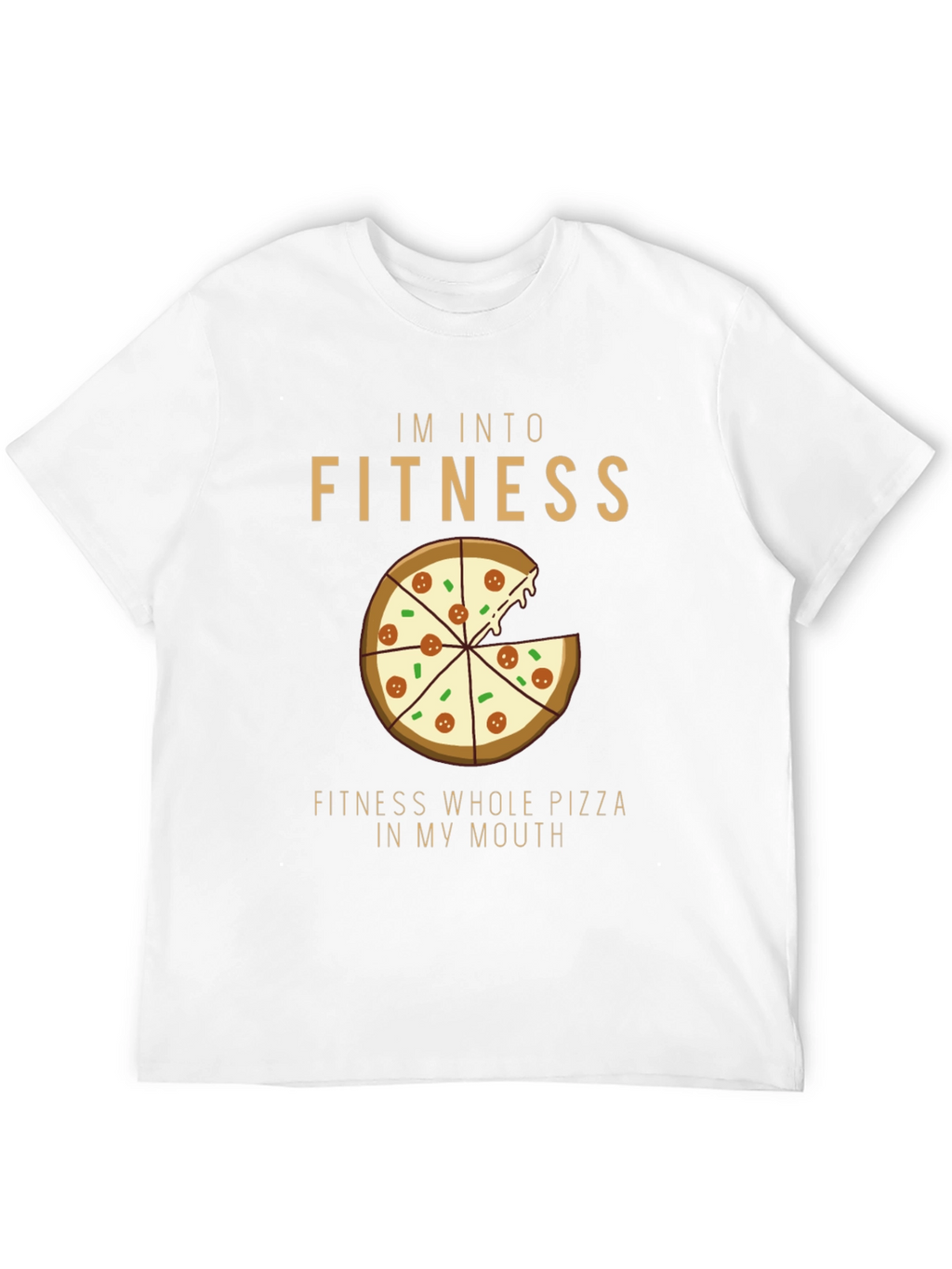 Pizza Fitness Graphic T-Shirt