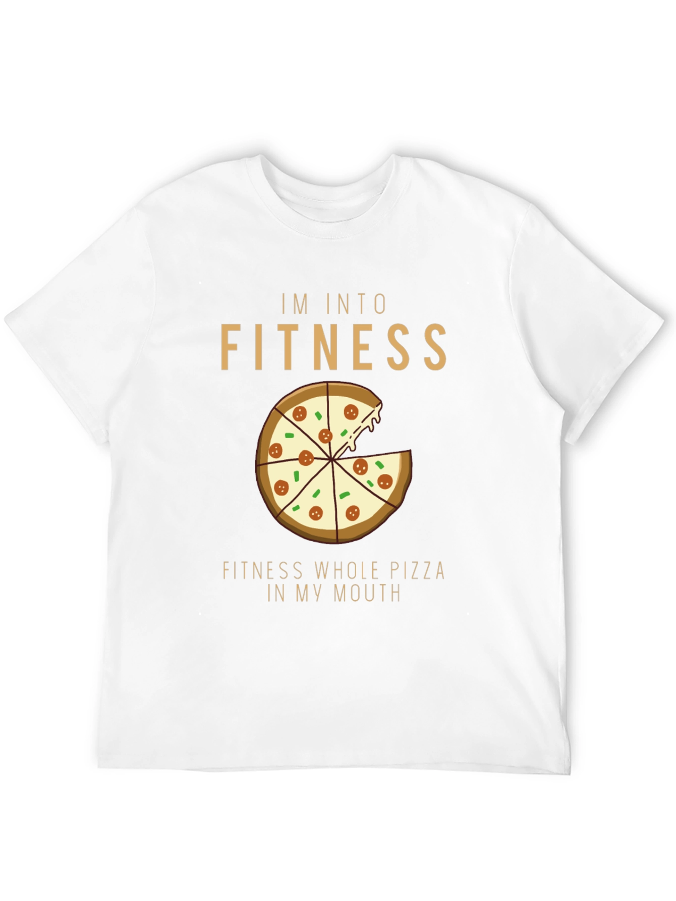 Pizza Fitness Graphic T-Shirt