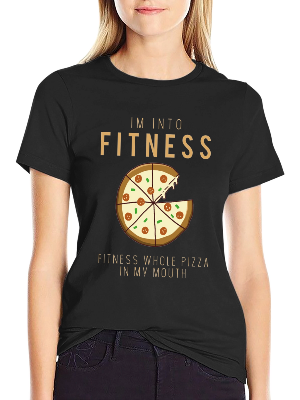 Pizza Fitness Graphic T-Shirt