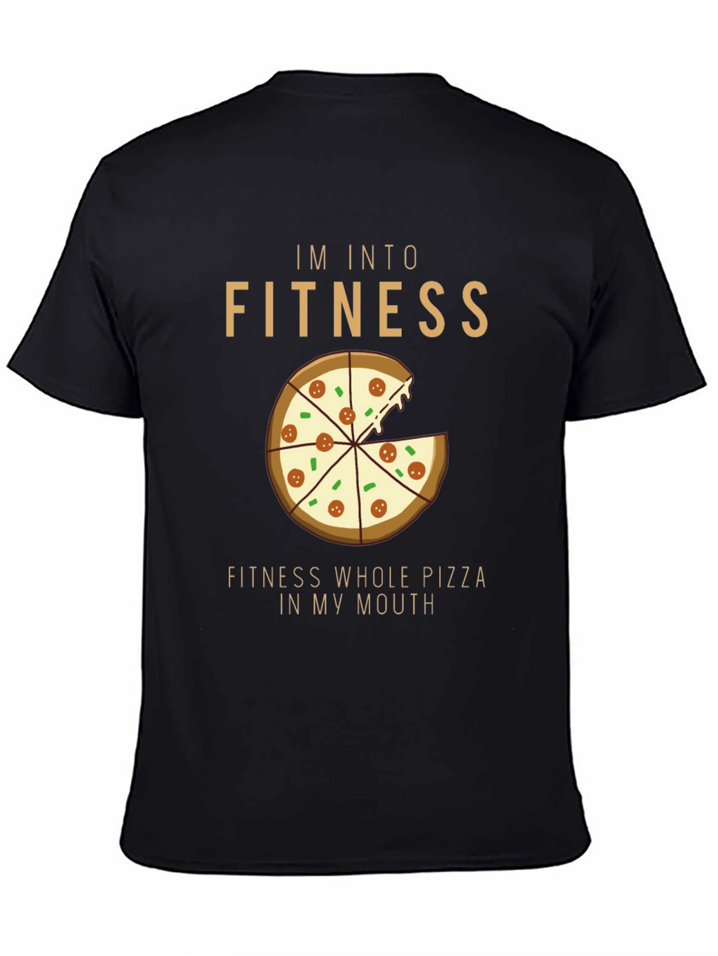 Pizza Fitness Graphic T-Shirt