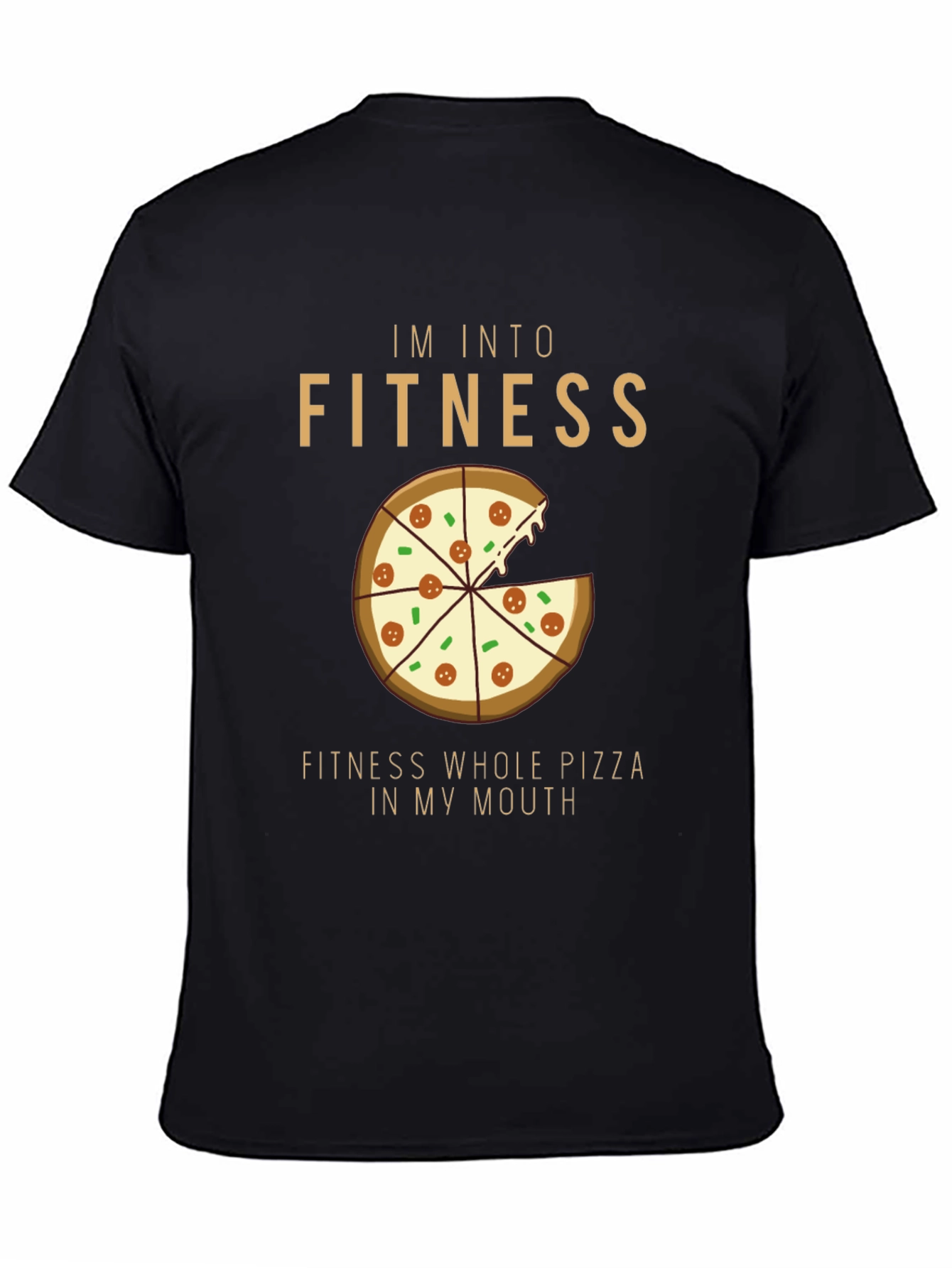 Pizza Fitness Graphic T-Shirt