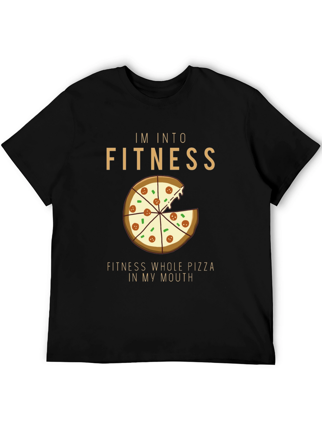 Pizza Fitness Graphic T-Shirt