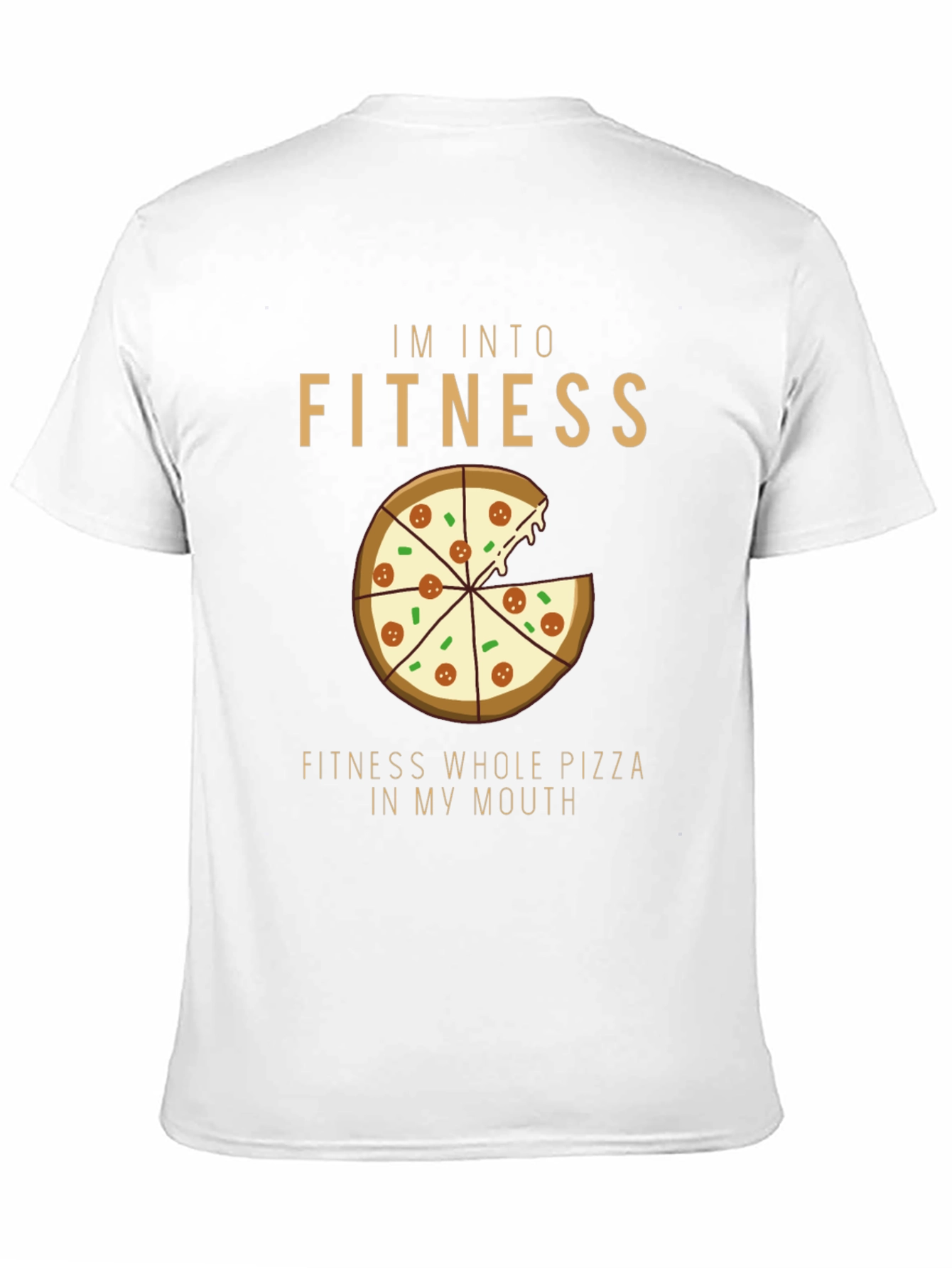 Pizza Fitness Graphic T-Shirt