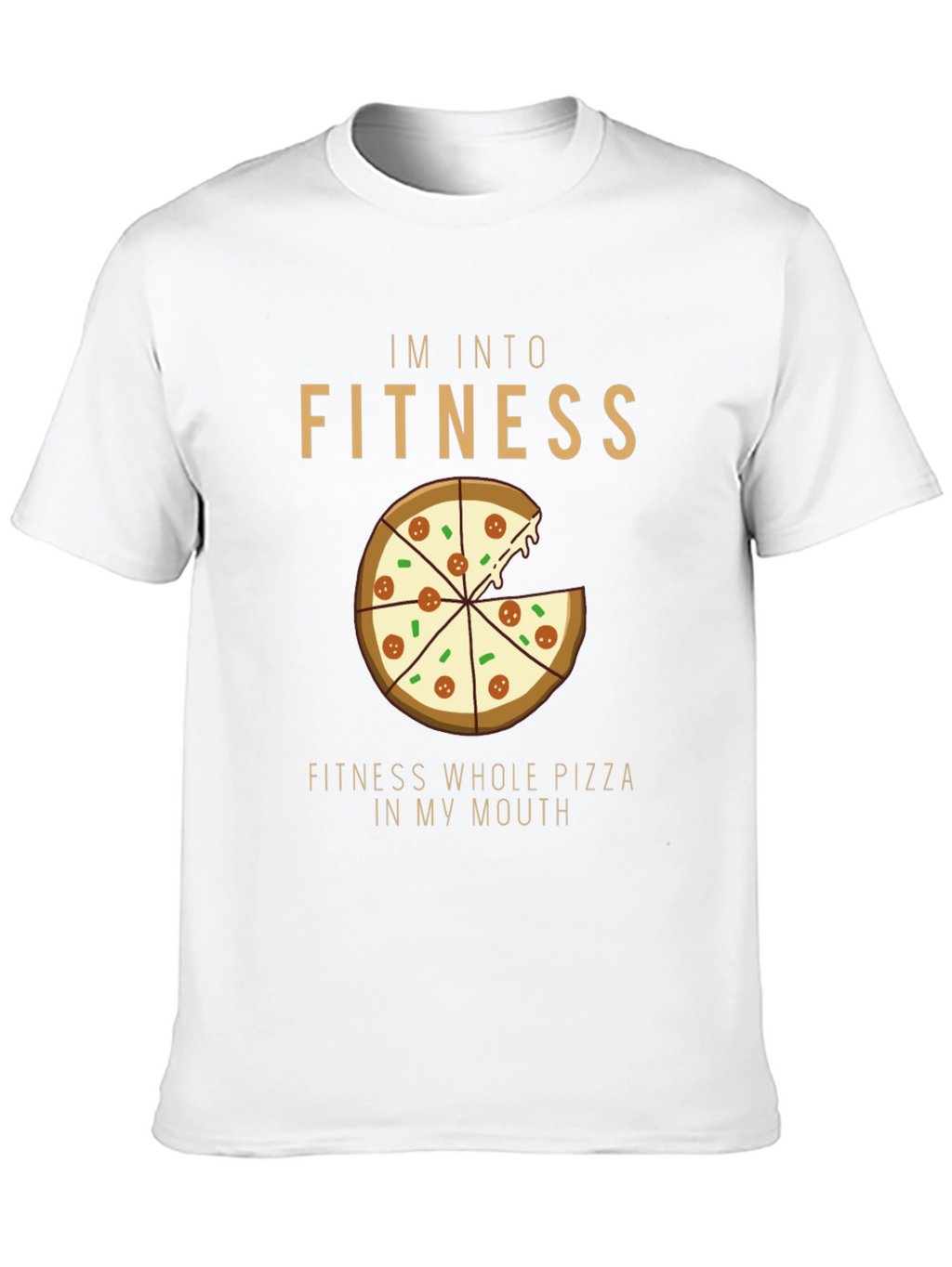 Pizza Fitness Graphic T-Shirt