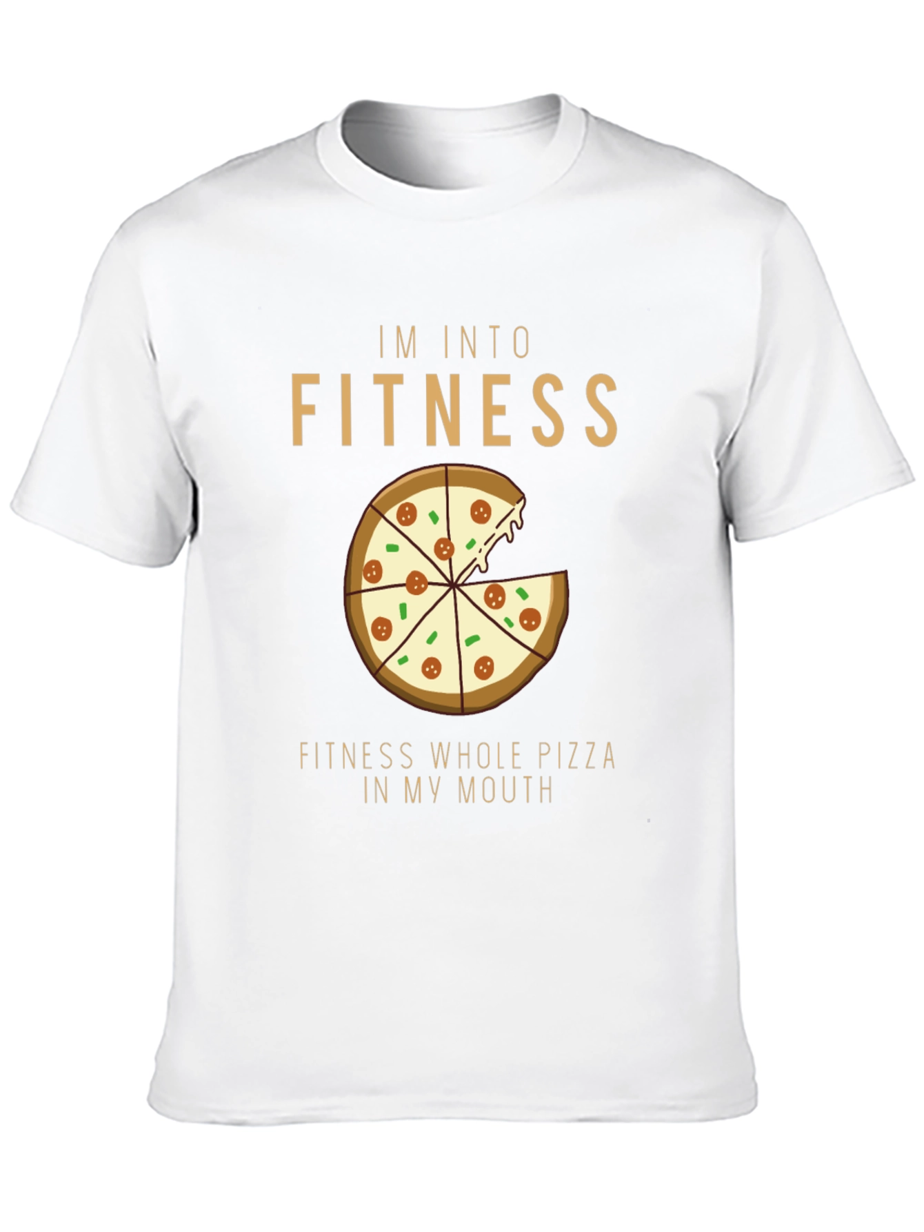 Pizza Fitness Graphic T-Shirt
