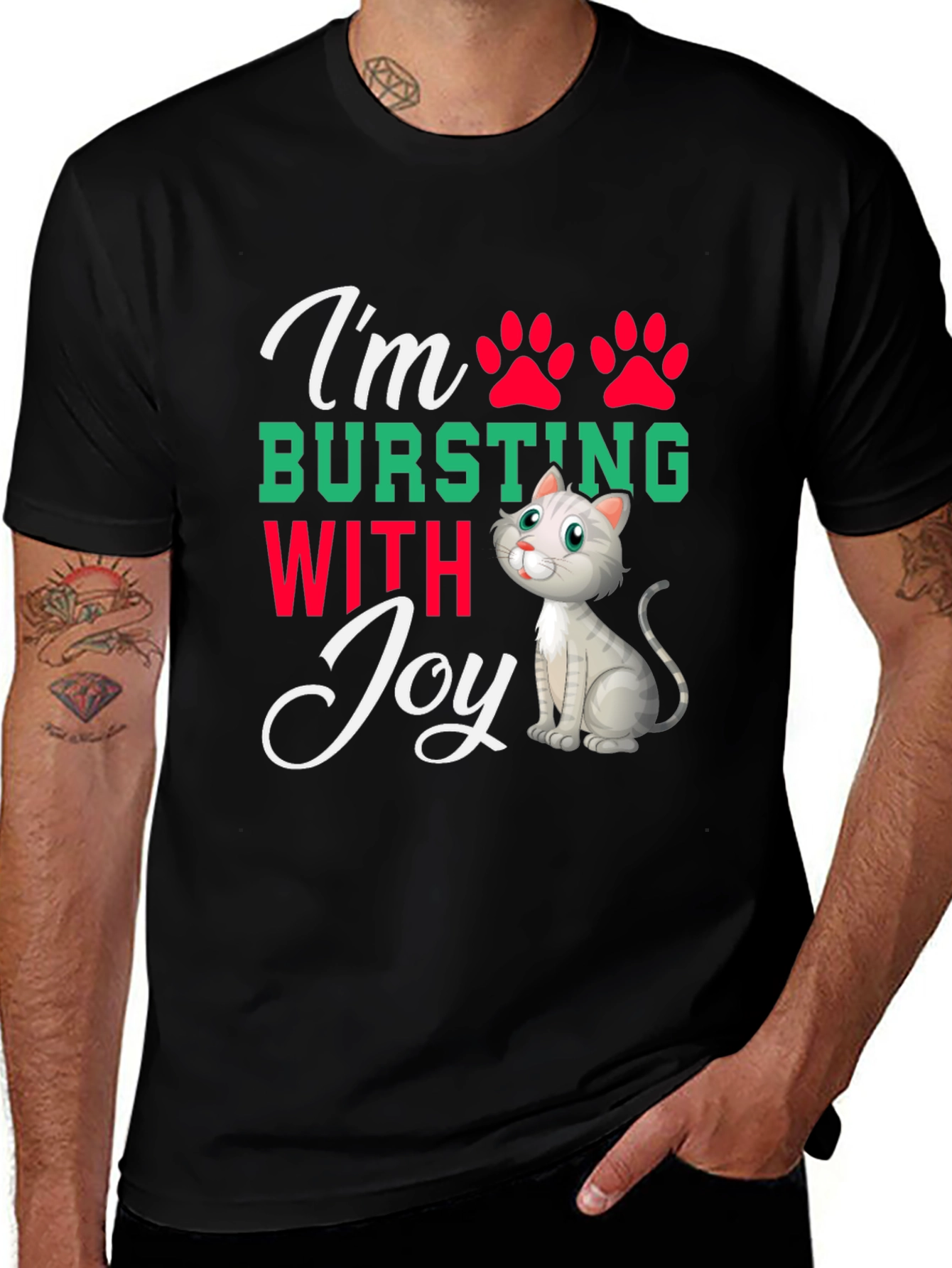 Im Bursting With Joy Cat T-Shirt