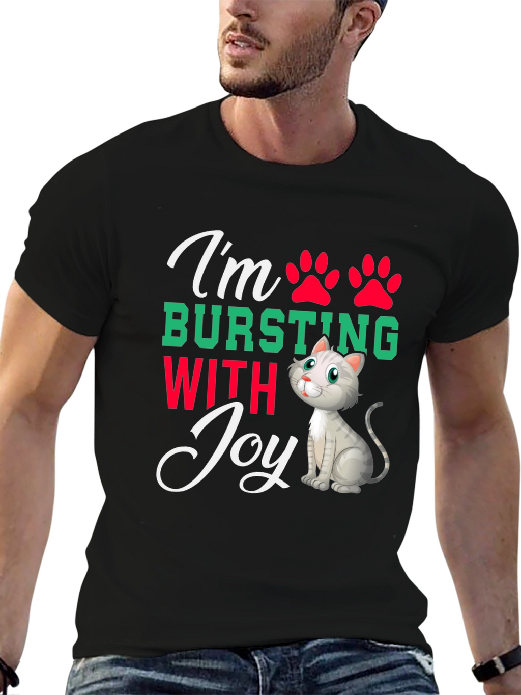 Im Bursting With Joy Cat T-Shirt