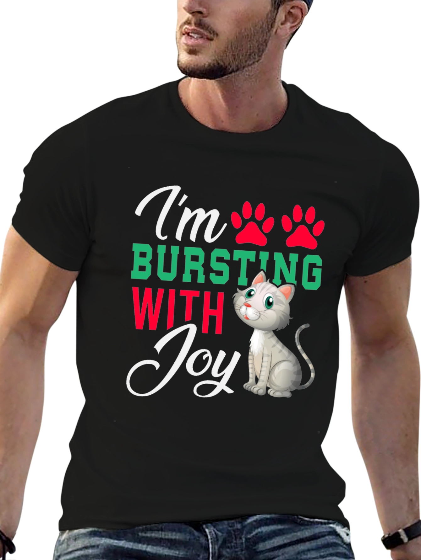 Im Bursting With Joy Cat T-Shirt