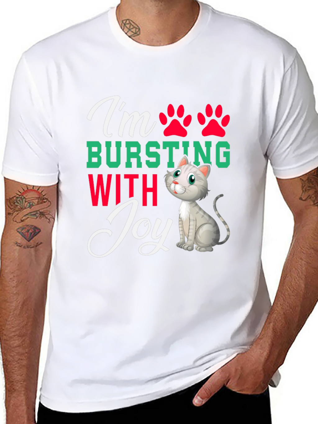 Im Bursting With Joy Cat T-Shirt