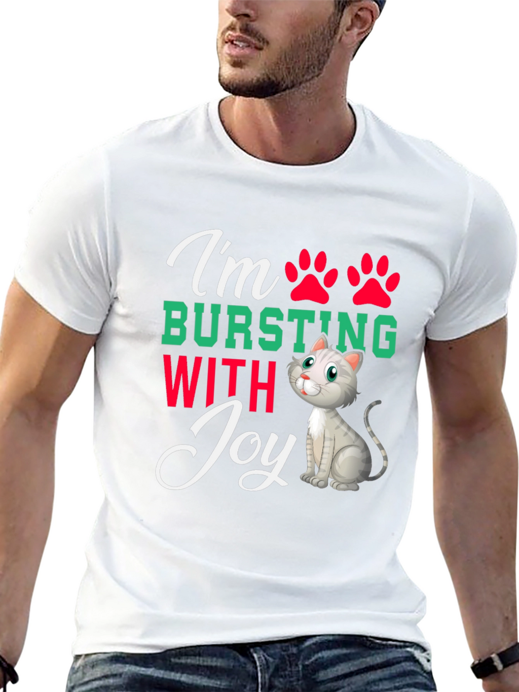 Im Bursting With Joy Cat T-Shirt