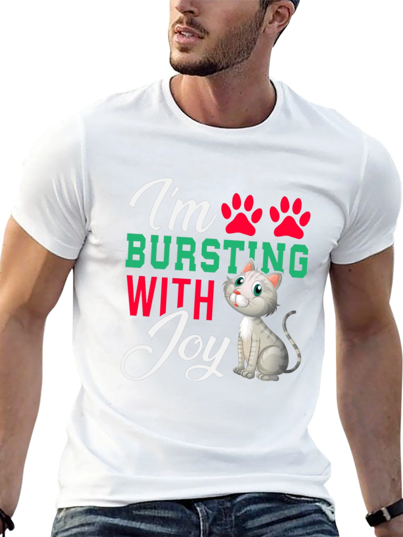 Im Bursting With Joy Cat T-Shirt