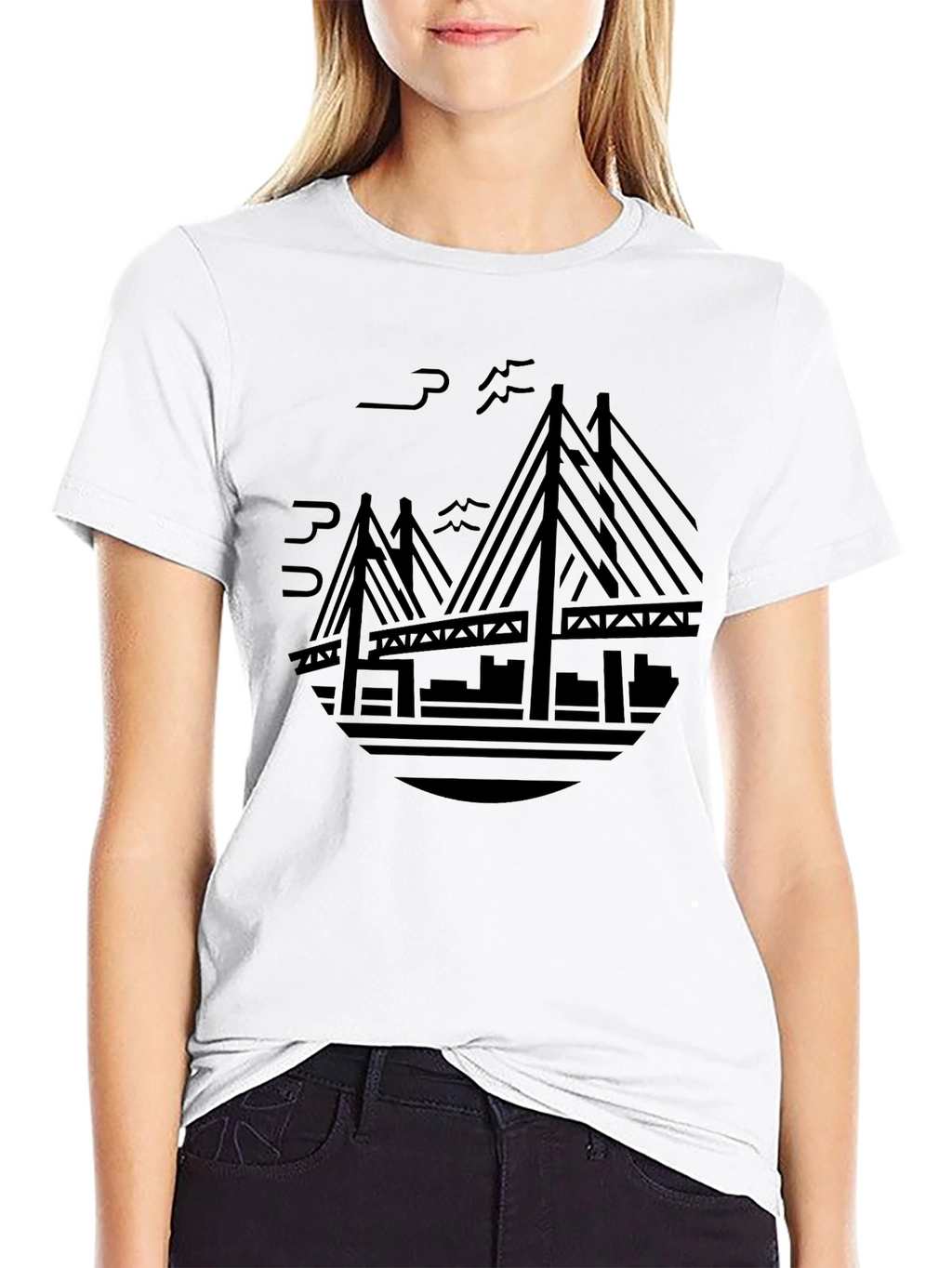 Black Graphic T-Shirt - Bridge City Design