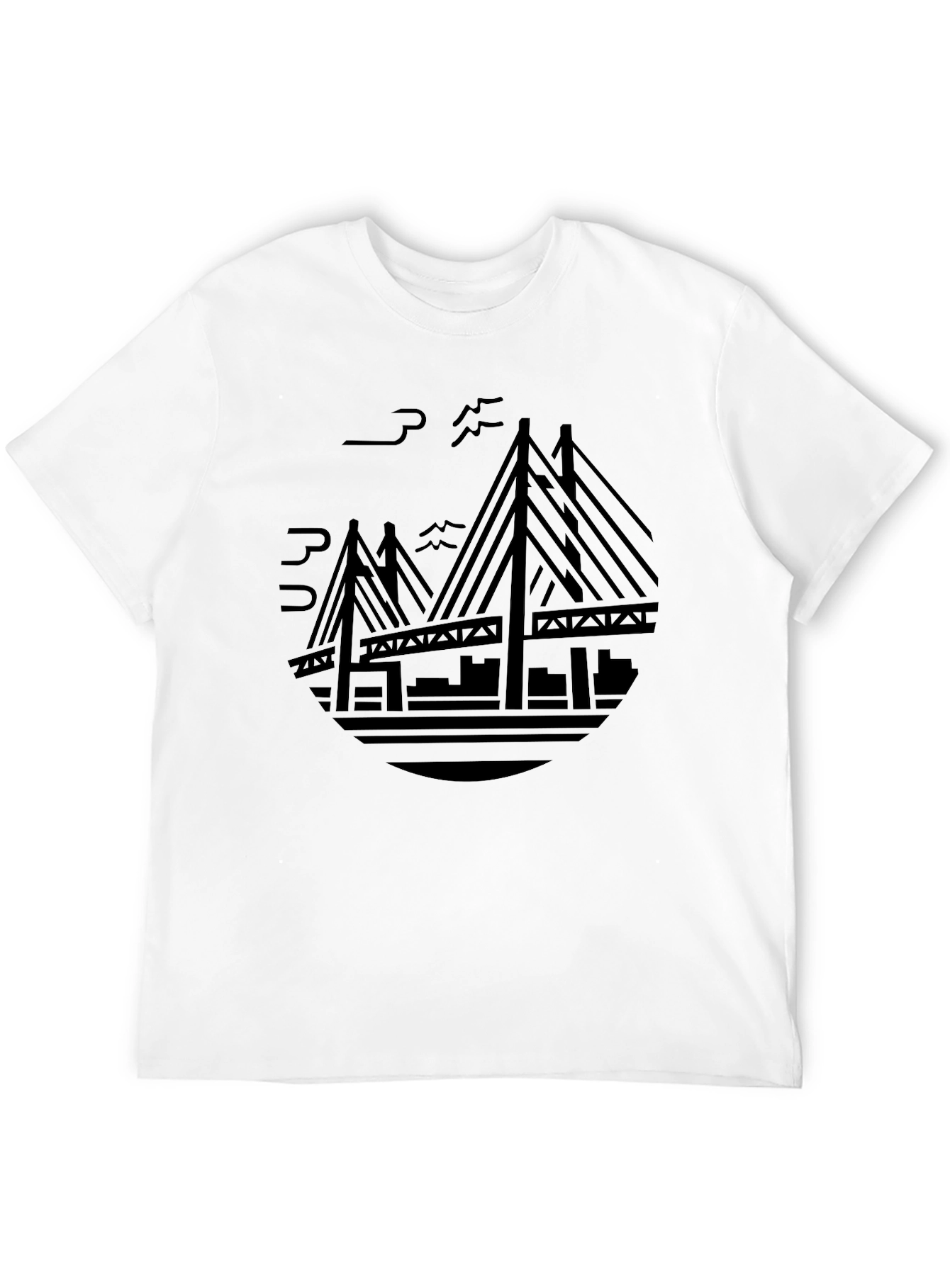Black Graphic T-Shirt - Bridge City Design