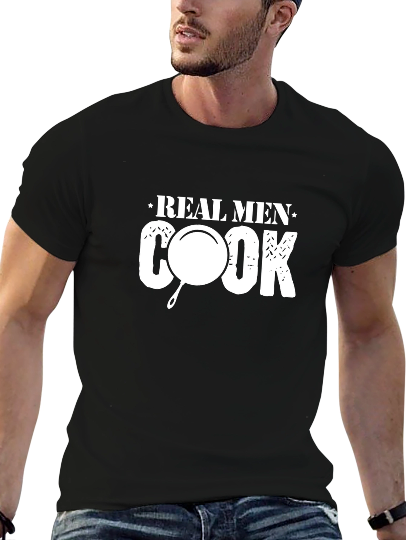 Real Men Cook T-Shirt - Funny Cooking Gift