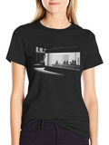 Nighthawks Diner Graphic Tee - Black