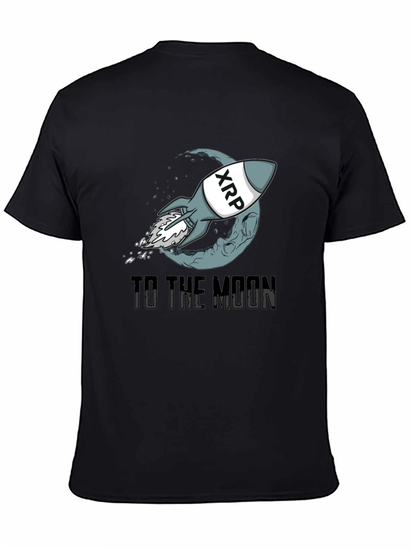 XRP Rocket to the Moon Graphic T-Shirt