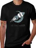 XRP Rocket to the Moon Graphic T-Shirt