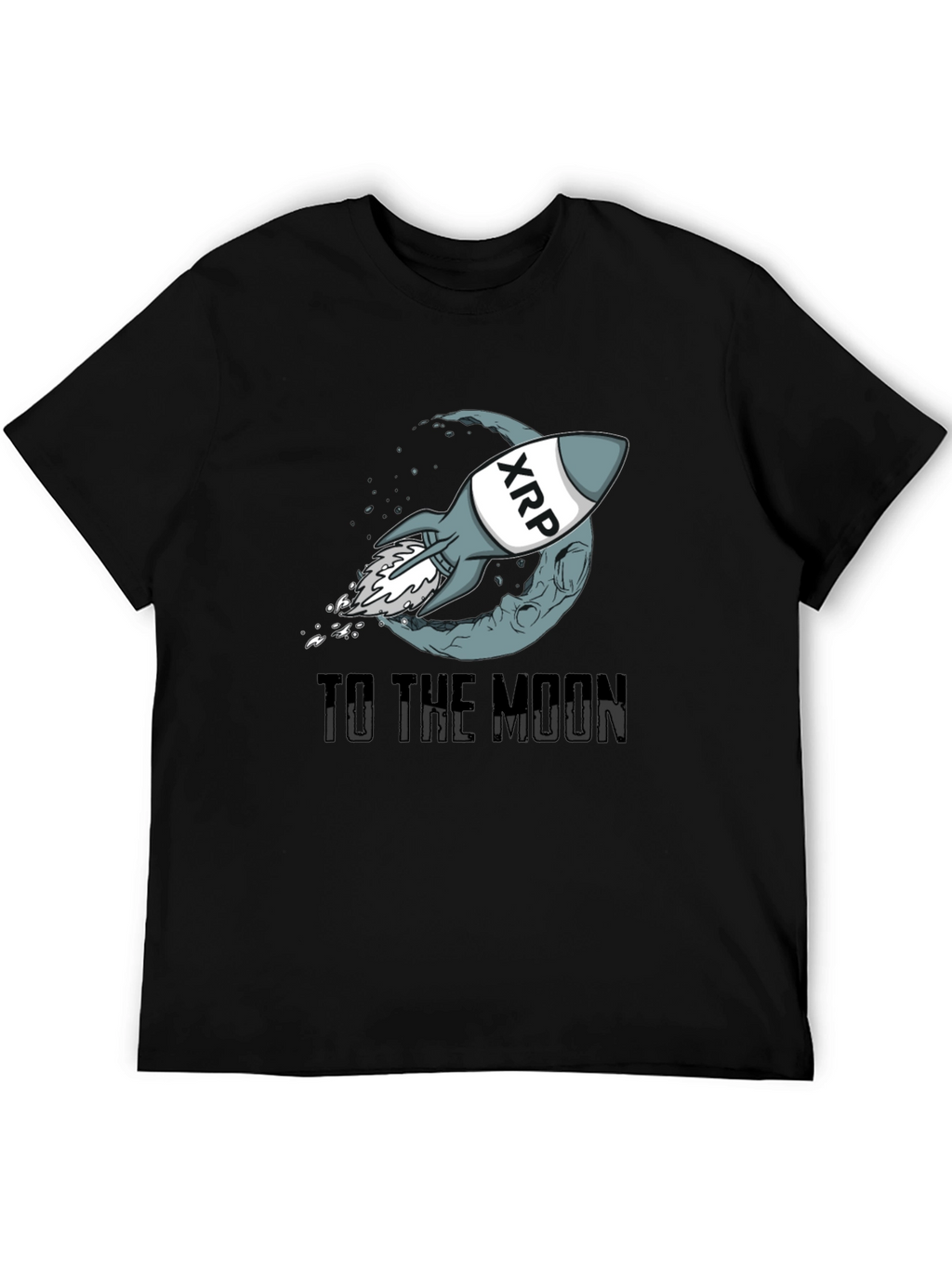 XRP Rocket to the Moon Graphic T-Shirt