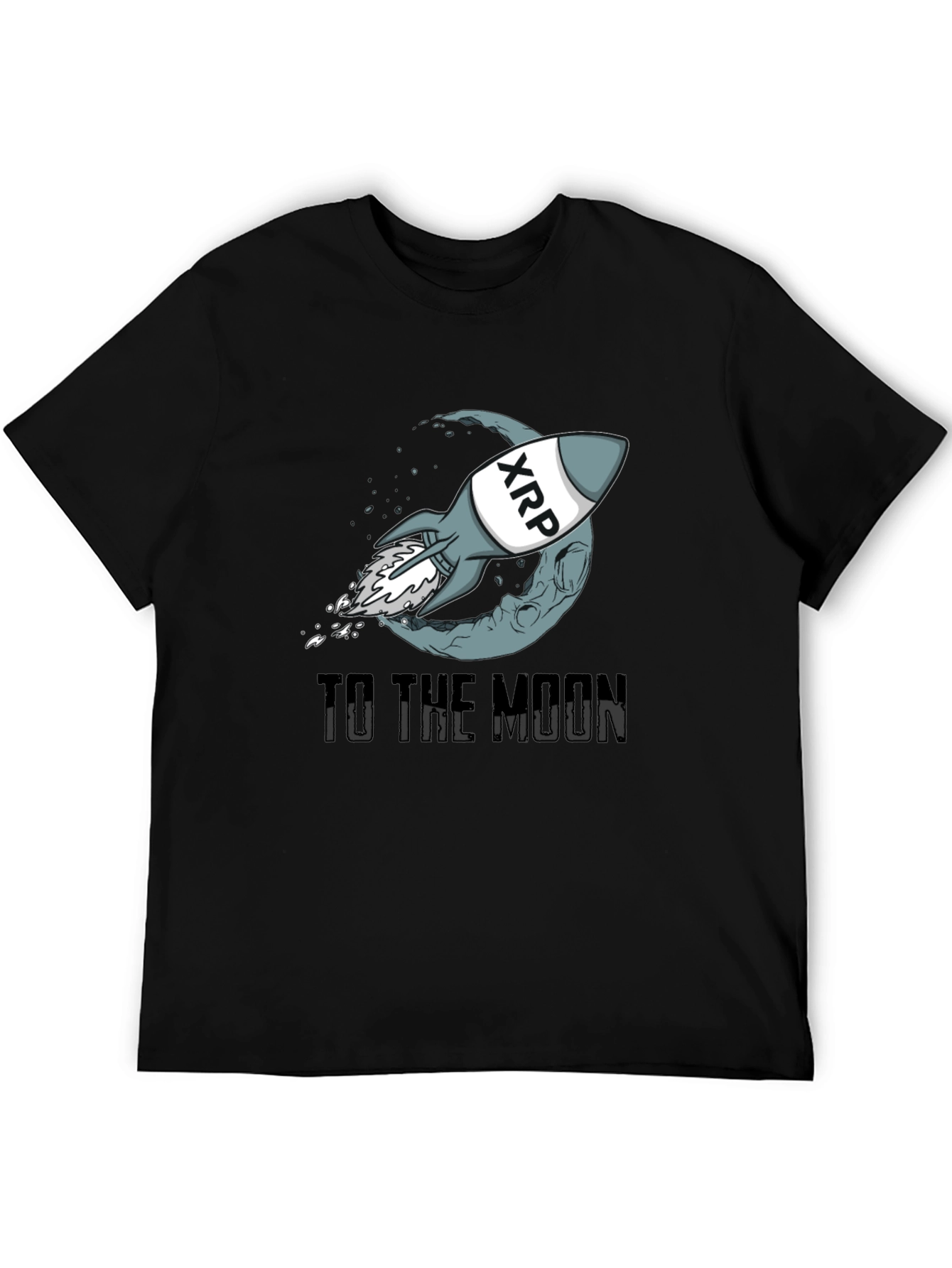 XRP Rocket to the Moon Graphic T-Shirt