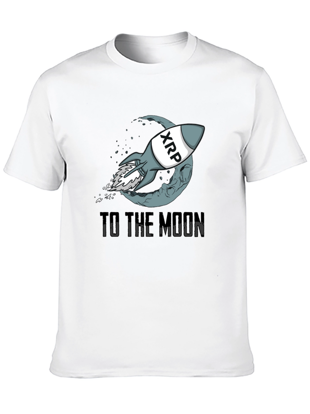 XRP Rocket to the Moon Graphic T-Shirt
