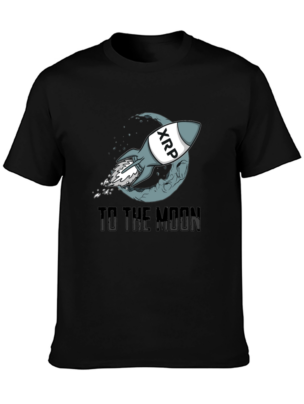 XRP Rocket to the Moon Graphic T-Shirt