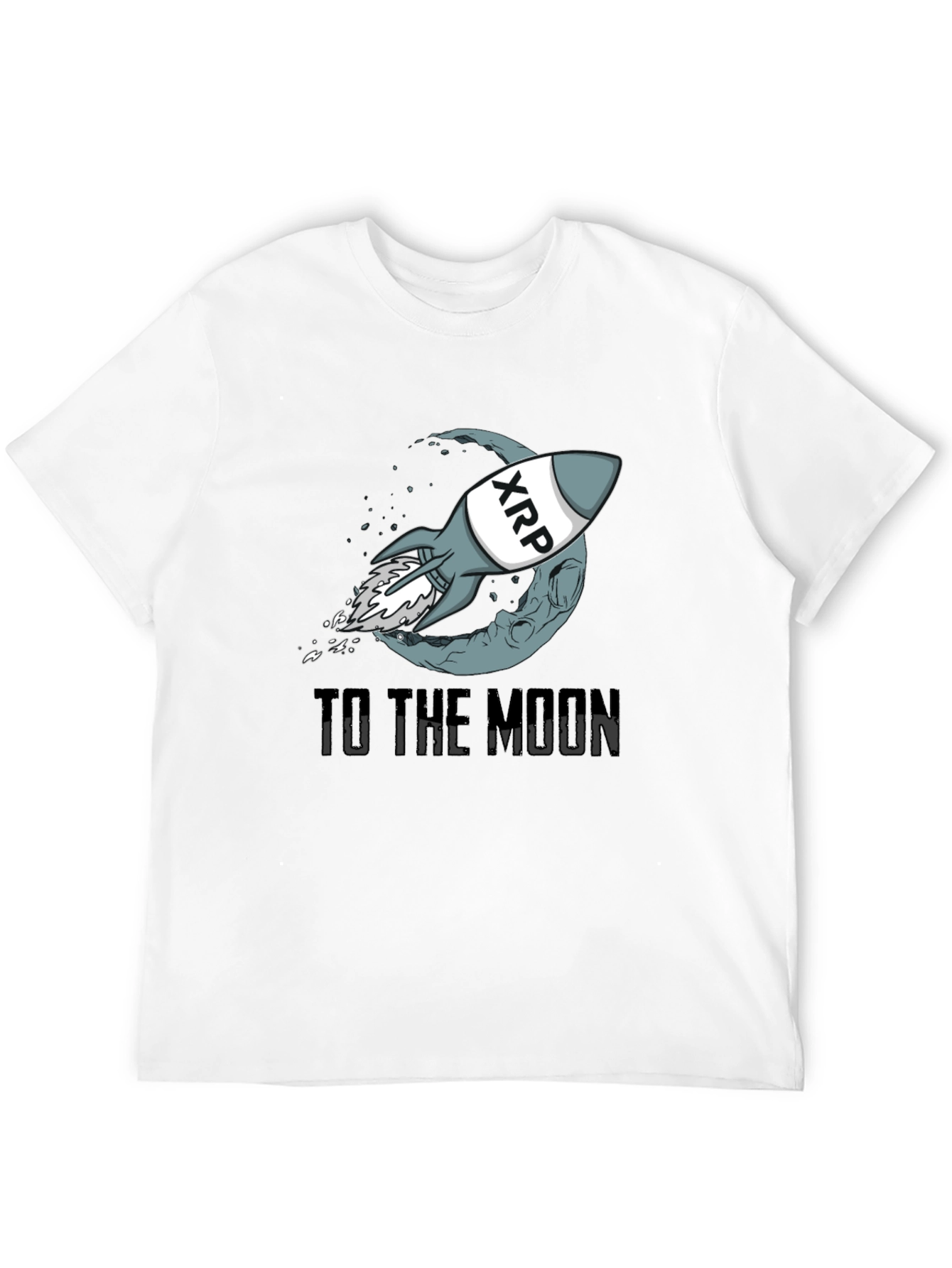XRP Rocket to the Moon Graphic T-Shirt