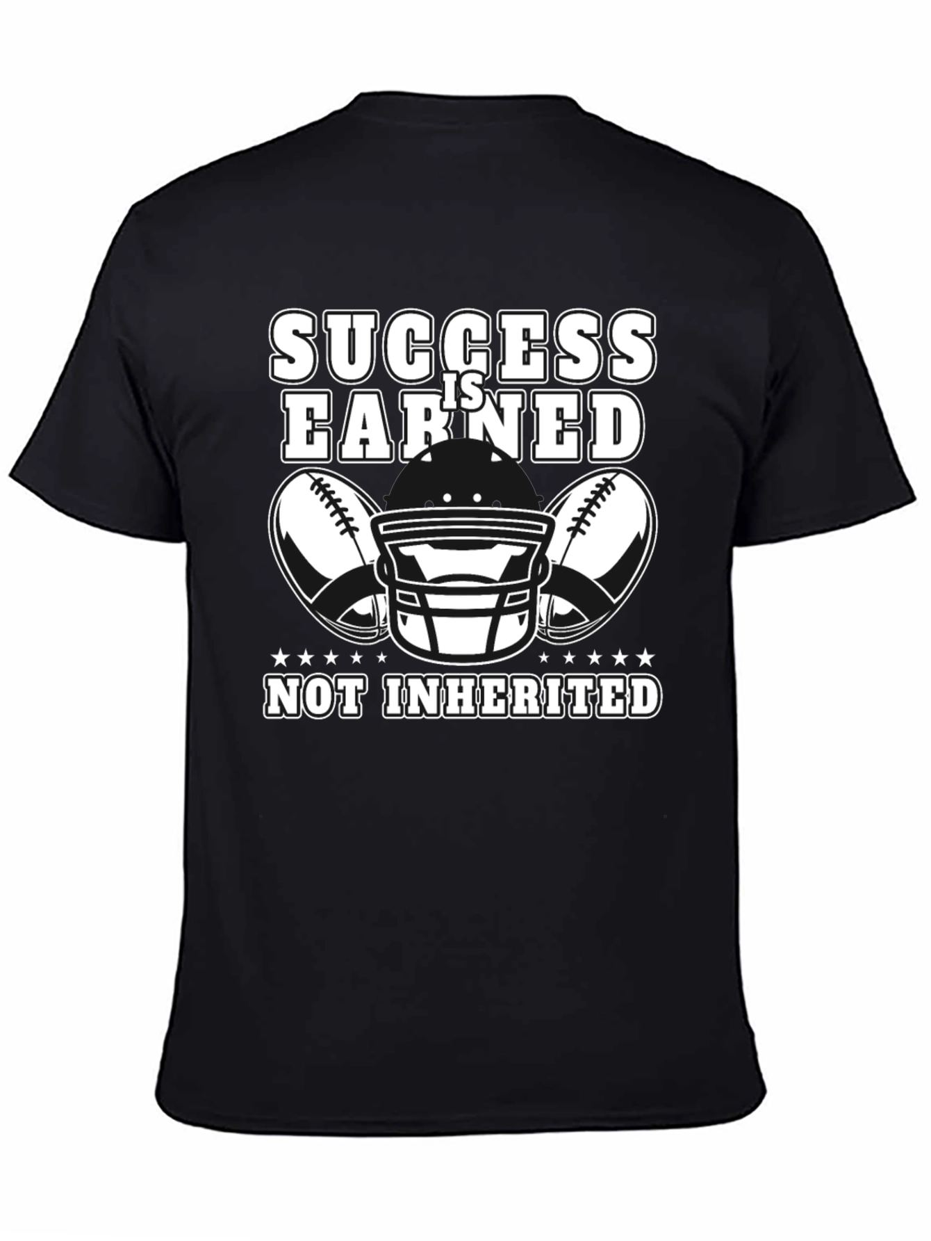 Success Is Earned Football T-Shirt